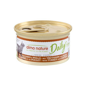 Almo Nature Cat DAILY Mousse Turkey konservi kaķiem pastēte Tītars 85g
